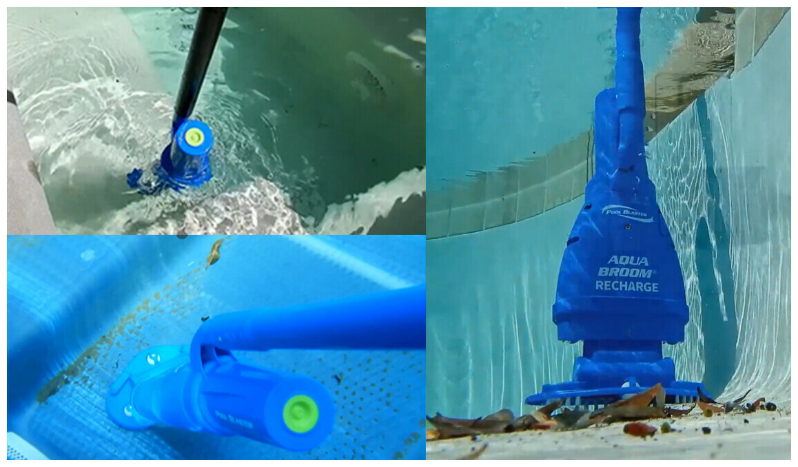 Aspirateur robot de piscine sans-fil Aquabroom Recharge USB Pool
