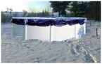 bache hiver piscine hors sol ronde 300 cm piscine center 1480690756