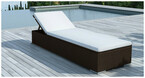 bain de soleil dolce resine chocolat coussin blanc 1 place piscine center 1624271154