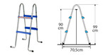 echelle 2x2 marches pour piscine hors sol gre h90 cm piscine center 1463758898