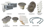 kit n 2 pieces a sceller grises pour piscine beton piscine center 1439972771