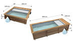 piscine bois urbaine 4 20 x 3 50 x 1 33 avec volet piscine center 1487261309