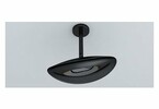 plafonnier exterieur chauffant noir 1500 w piscine center 1445250763