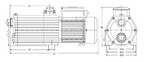 surpresseur norystar 1 cv mono piscine center 1405603152