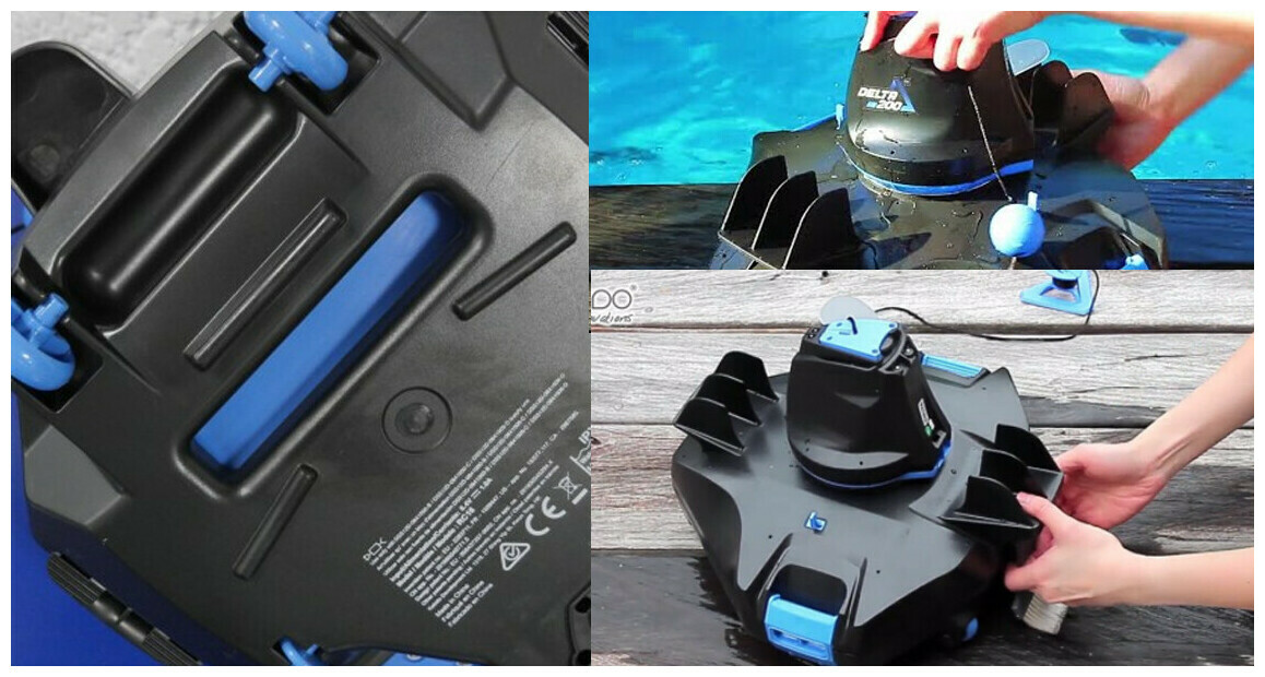 Robot piscine sans fil - Delta 100 Plus - pour piscines jusqu'à