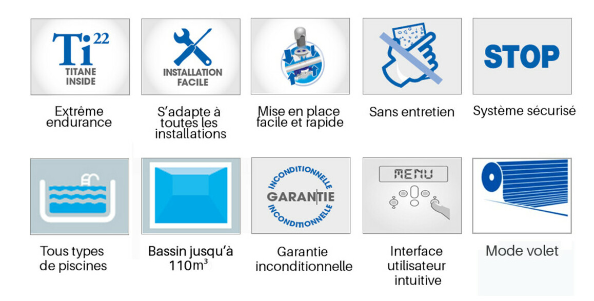 pictogramme de l'électrolyseur au sel Zodiac Gensalt OT Zodiac 