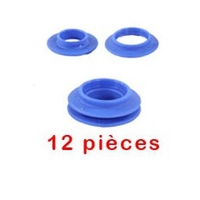 12 oeillets a frapper plastique bleu 5086