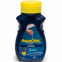 aquachek biguanide 3 en 1 trousse d analyse 25 bandelettes 13076