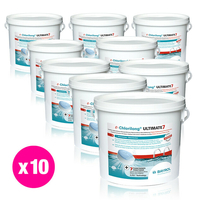 chlorilong ultimate7 galet 300g bayrol 48 kg 10 seaux x 4 8 kg 44281