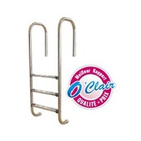 echelle inox 3 marches pour piscine bois 4008