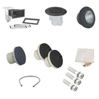 kit n1 pieces a sceller gris anthracite beton 31666