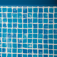 liner mosaique 50 100 piscine hors sol gre ovale 500 x 350 x h 132 cm 30718