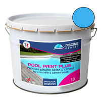 peinture piscine pool paint plus bleu 10 l 29692