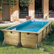 piscine bois azura 505 x 350 x h 126 cm 70855