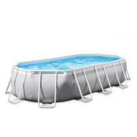 piscine tubulaire ovale prism frame 3m x 2 74m x 1 22 m 34748