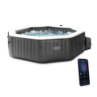 pure spa carbone 4 places octogonal bulles jets ecosterilisateur wifi 42014